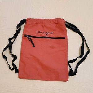Life is Good Backpack Bag